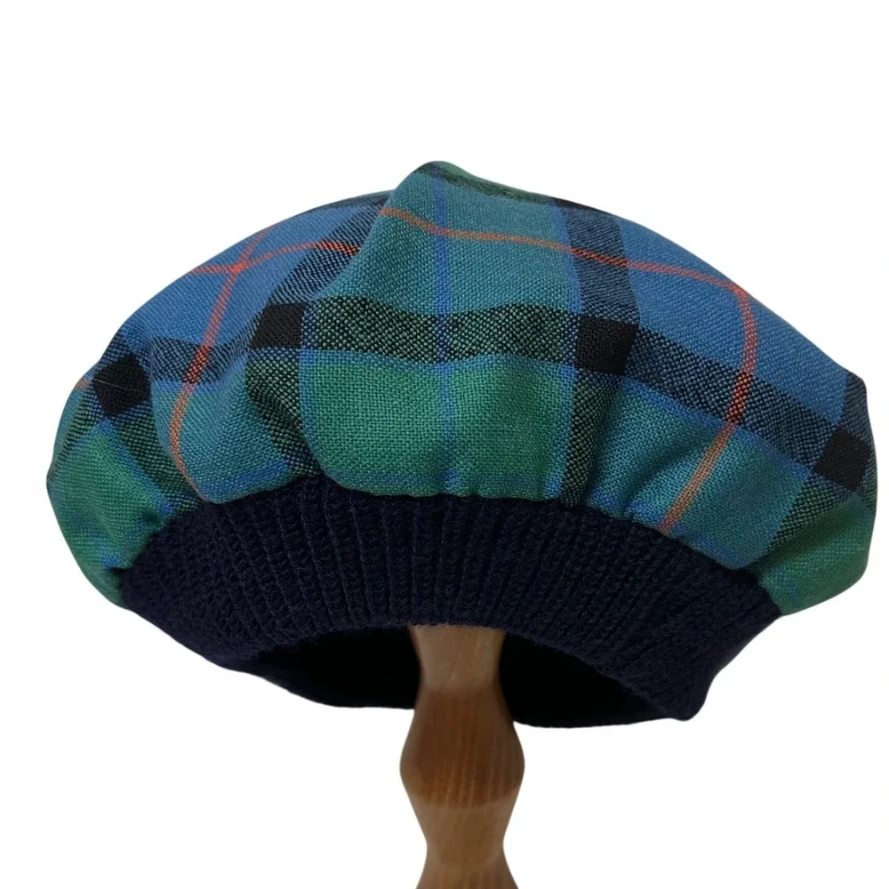 Ingles Buchan Flower of Scotland Tartan Wool Tam O Shanter Beret Hat Scotland